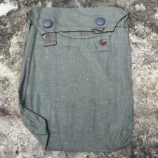 ORIGINAL WWII WW2 German Wehrmacht Gas Mask Canister Canvas Gas Cape Bag