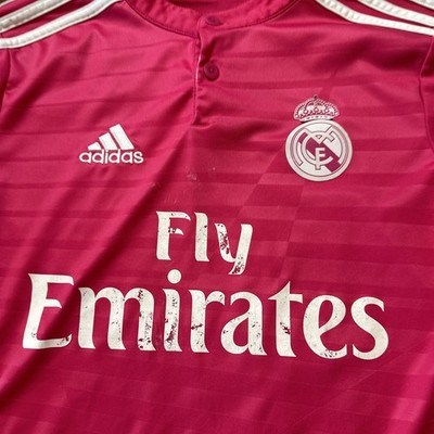 Real Madrid Away football shirt 2014 Soccer Adidas Jersey Youth L