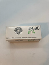 Ilford HP4, Schwarzweißfilm, 400-650 ASA, 27-29 DIN, OVP,  Ablaufdatum 01/1977