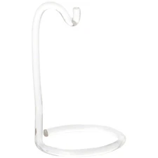 Plymor Clear Acrylic Rod 3.75" Ornament Hanger / Display Stand (3" hang space)
