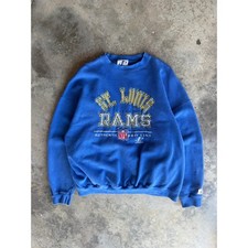 90s St. Louis Rams Logo Athletic Embroidered Sweatshirt XL