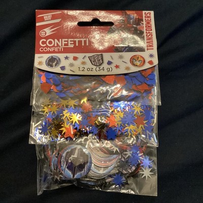 Transformers Foil Confetti 1.2 oz 3 Different Styles Birthday Party Supplies New