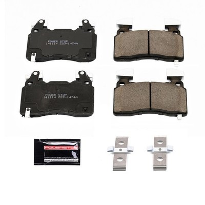 Power Stop Z23-1474A Z23 Daily Driver Carbon-Fiber Ceramic Brake Pad Set