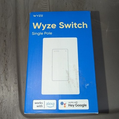 Wyze Switch-Smart Wi-Fi Switch -Single Pole WLPS1-RB - NEW in sealed box