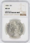 1888 Morgan Silver Dollar NGC MS64 S$1 Philadelphia Minted No Reserve