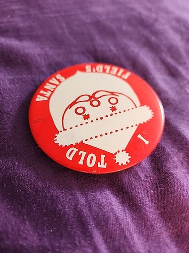 De colección | Botón Pinback Papá Noel de los grandes almacenes Marshall Fields | Difícil de encontrar Raro - Imagen 3 de 8