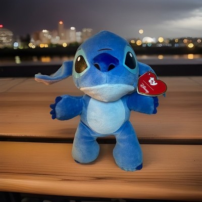 Original  Ty Kuscheltier Plüschtier Beanie Babies Stitch 18 cm hoch