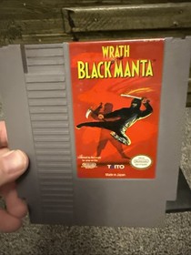 Wrath of the Black Manta NES Nintendo Entertainment System CIB Manual Caja Juego