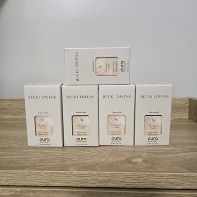 Pura Replacement Fragrance Coconut Calm Smart Diffuser Refill Set Of 5