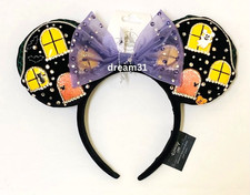 BNWT Disney BaubleBar Minnie Mouse Halloween Ears Headband Adult Size