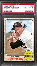 1968 TOPPS #20 Brooks Robinson PSA 8 NM-MT 30408674 