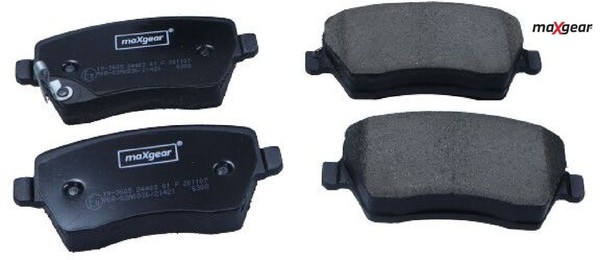 Maxgear 19-3605 Bremsbelagsatz FüR Scheibenbremse Bremsbelagsatz FüR Nissan-image