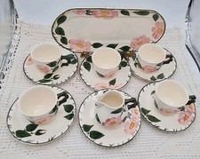 WILD ROSE VILLEROY & BOCH KAFFEE SERVICE 13 TEILE, 5 Personen 