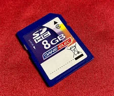 Dane-Elec 8 Gb Class 4 SDHC Flash Memory Card (Taiwan)