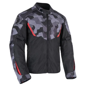 Oxford Delta 1.0 Motorcycle Motorbike Textile Jacket Camo Grey / Black