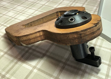 Vintage Target Shooting Palm Rest Wood