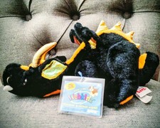 Webkinz Lava Dragon HM463 Plush Stuffed Toy Sealed Code Tag Animal Ganz Plushie