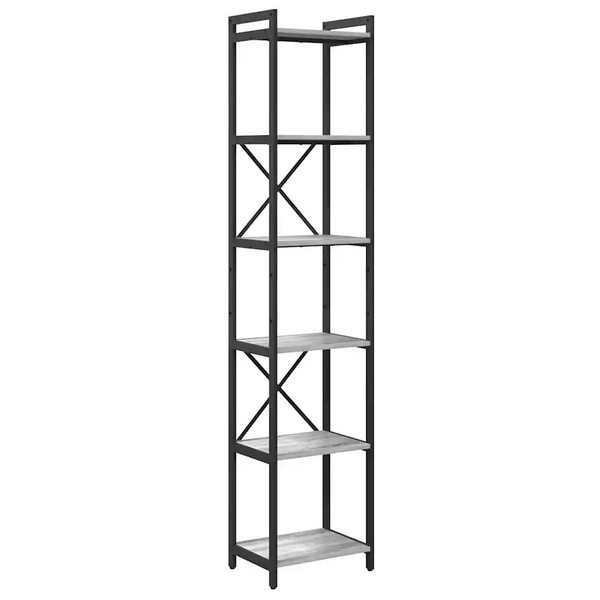 BüCherregal Grau Sonoma 40 X 30 X 189,5 Cm Holzwerkstoff Standregal-image