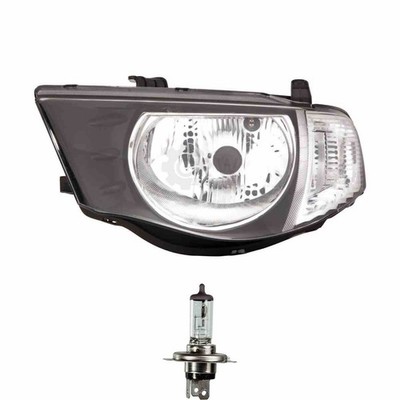 Halogen Scheinwerfer rechts H4 für Mitsubishi L 200/Triton inklusive Lampen