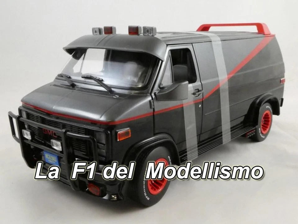 Greenlight GMC Vandura Van A-Team A TEAM 1983 1/18 10954 - Immagine 2 di 4