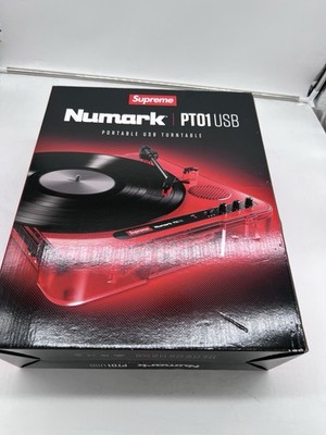 Supreme Numark PT01 Portable Turntable US Plug NEW Red Box Logo DJ