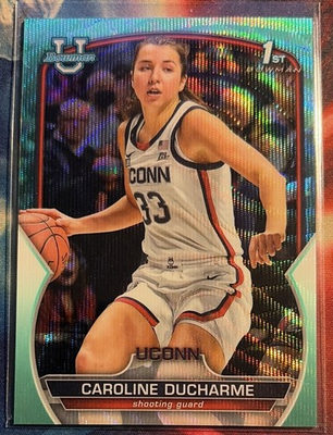 #ad #ad 2022 23 Bowman U Chrome 1st #7 Caroline Ducharme 299 $2.99