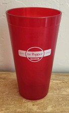 Dr. Pepper Museum Waco, TX Red Impact Intl  24 oz Plastic Tumbler Cup RARE