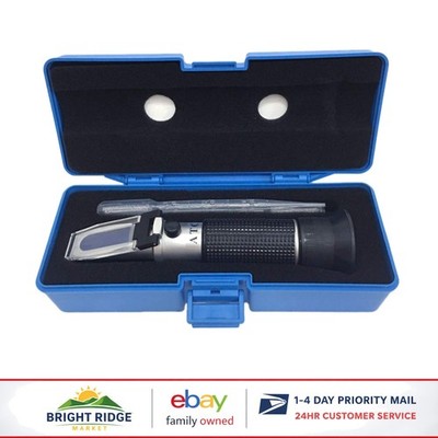 Dual Scale Refractometer for Wine Making and Beer Brewing with ATC Feature