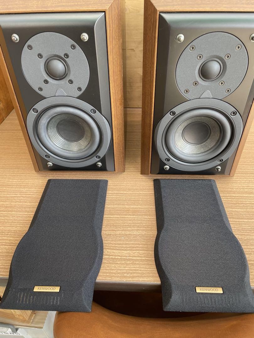 Kenwood LS-1001 K's Series Mini Component Speakers Pair