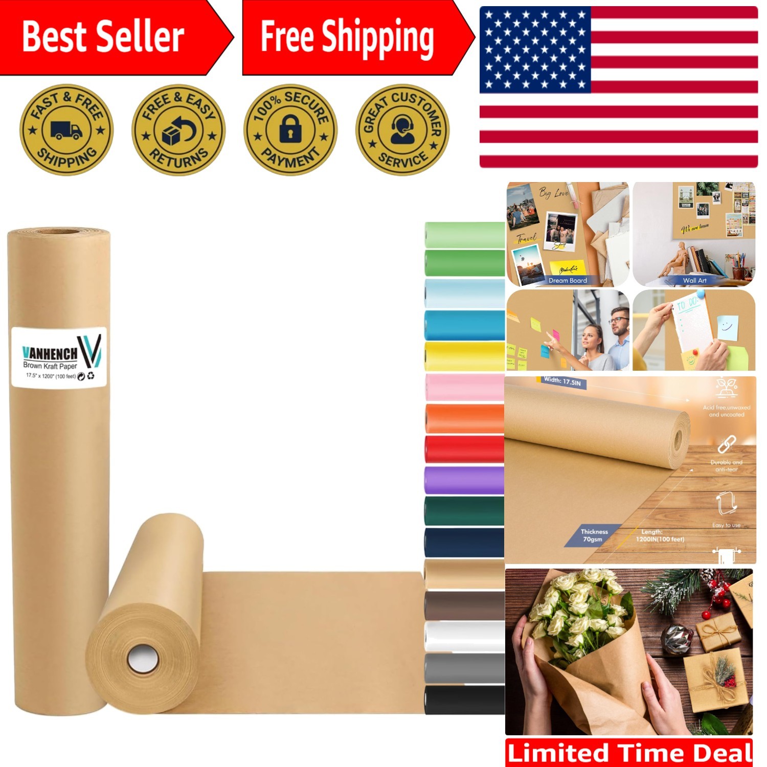 Roll - Perfect For Gifts & School Projects