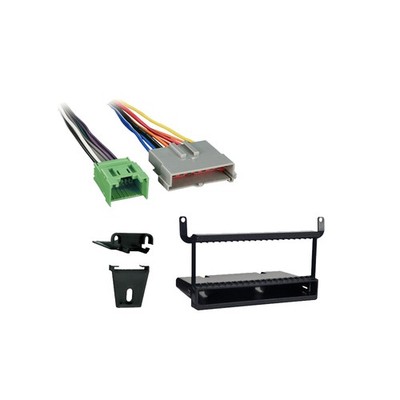 Fits Ford Explorer Sport Trac 01-05 Metra Single DIN Dash Kit w/ Harmony Harness