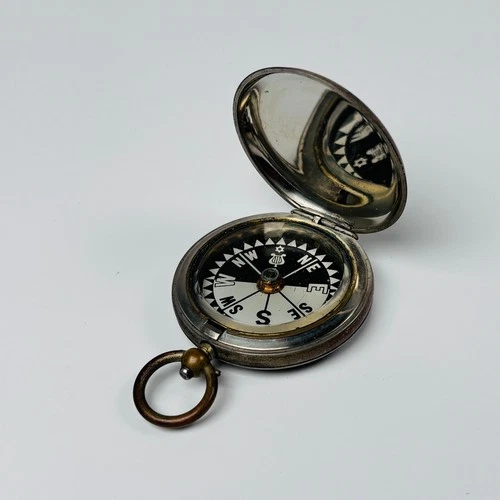 WW1 Military Compass Officer British Army 1914 J. Hicks London Antique