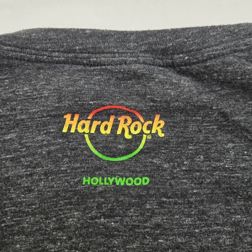 Camiseta Hard Rock Café Bob Marley Sig Serie 34 Hollywood M Reggae Rasta Zion - Imagen 7 de 8