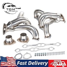 Exhaust Headers For Chevy Sbc Small Block V8 Hugger Shorty Stainless Steel T304 Exhaust Headers For Chevy Sbc Small Block V8 Hugger Shorty Stainless Steel T304