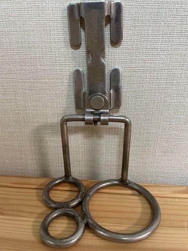 Tajima D-Ring & F-Type Tool Holder set & Hard Steel Waist Belt L from Japan - Picture 2 of 10