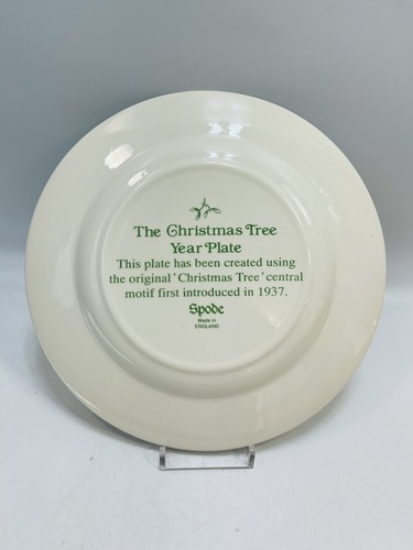 SPODE Christmas Tree Year 2000 Collector Plate 7.75" Garland Millennium England - Picture 6 of 11