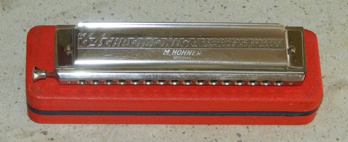 Vintage Hohner 64 Chromonica Armonica 4 Ottave Cromatiche Professionale Germania - Foto 11 di 22