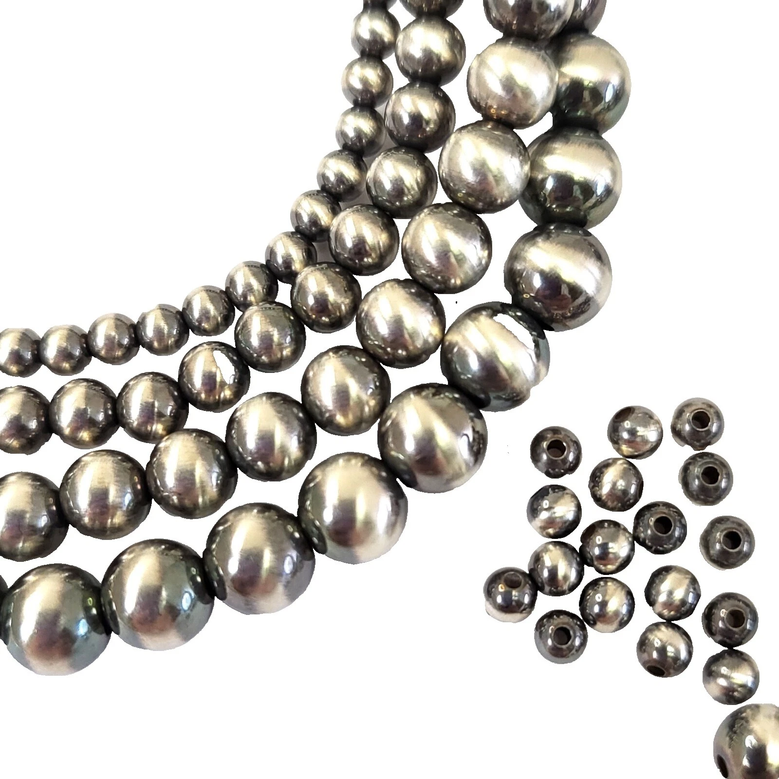 Espaçador de Pérola Redonda Miçangas e Rolhas