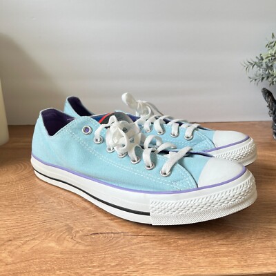 Converse Chuck Taylor All Star Shoes Low Top Sneakers Light Blue