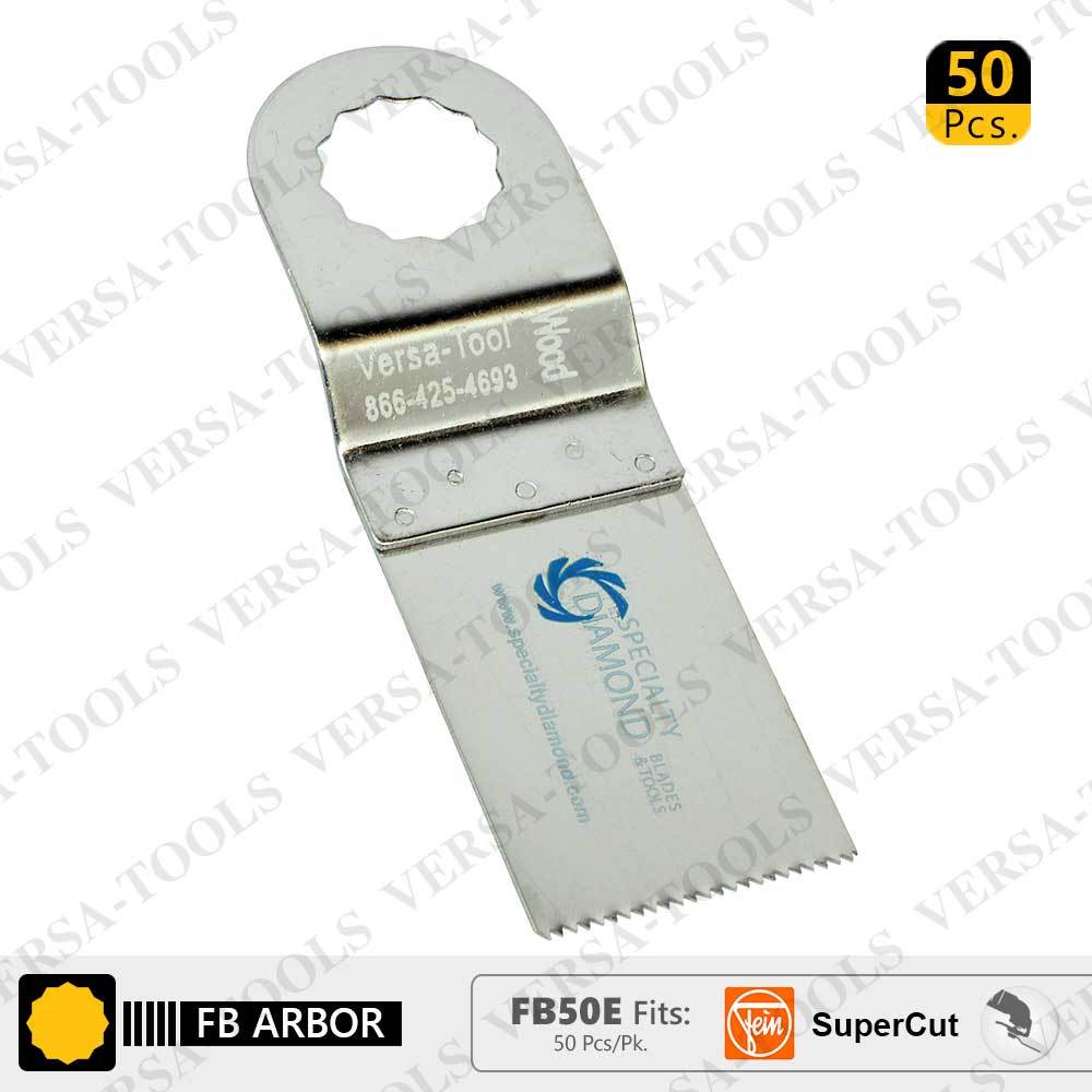 Versa Tool MB50E 30mm Stainless Steel Multi-Tool Saw Blades 50/Pk Fits Fein Multimaster, Dremel, Bosch, Craftsman, Ridgid Oscillating Tools Versa Tool MB50E 30mm Stainless Steel Multi-Tool Saw Blades 50⁄Pk