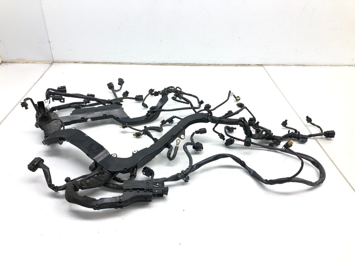 2014 MERCEDES GL450 4.6L BITURBO ENGINE MOTOR WIRE WIRING HARNESS 
