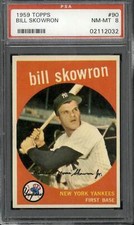 1959 Topps #90 Bill Skowron - PSA 8