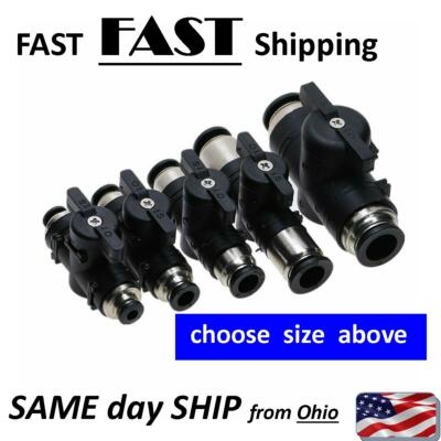 in line shut off valve - HIGH QUALITY - Various Sizes 4mm 6mm 8mm 10mm 12mm