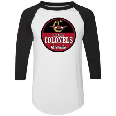 Louisville Black Colonels Raglan Shirt Colorblock Negro Leagues Baseball