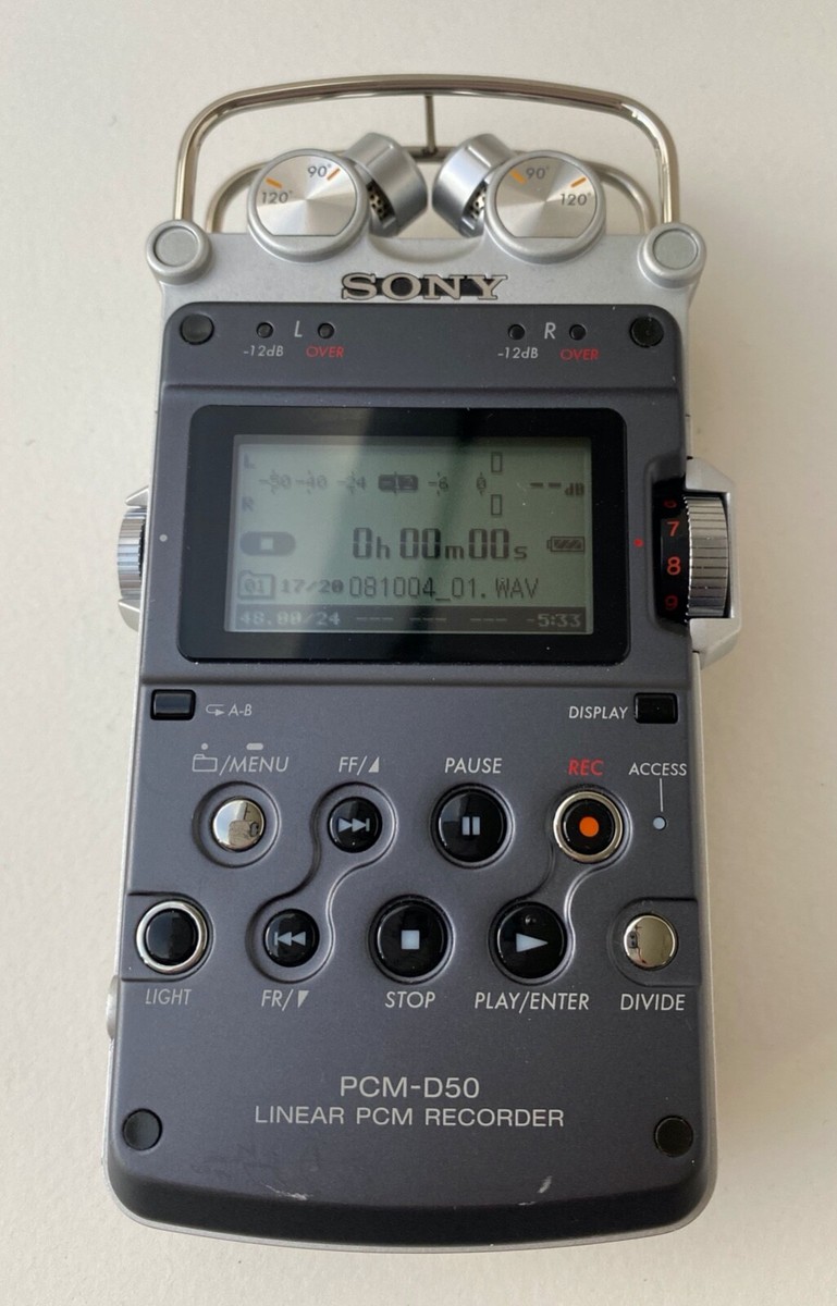 その他 SONY PCM-D50 Sony PCM-D50 Portable Audio Linear LPCM Stereo Digital
