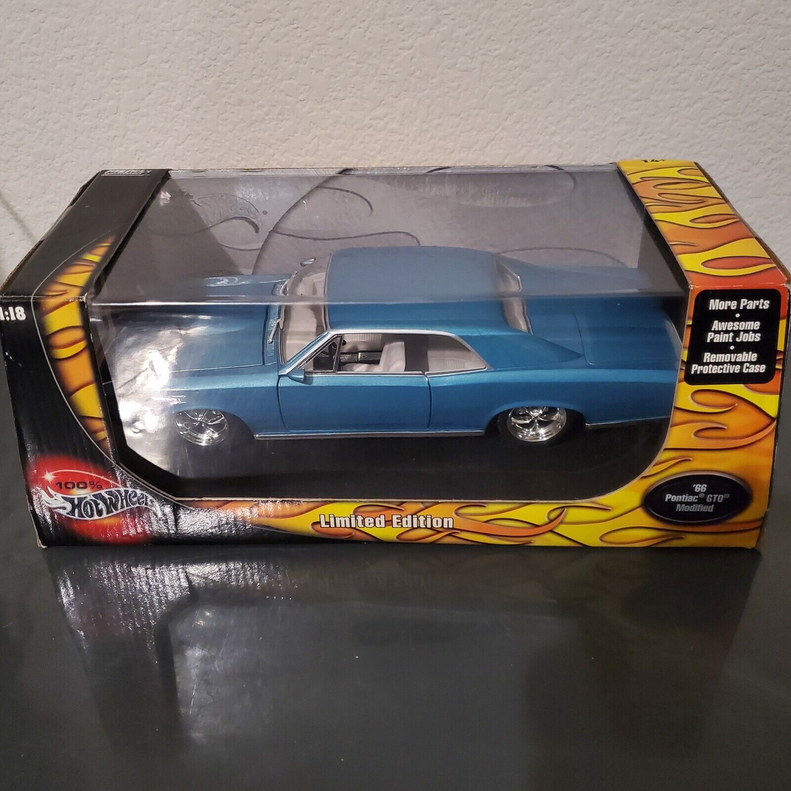 Hot Wheels 1966 Pontiac GTO  Modified Limited Edition  1:18 Scale Brand New