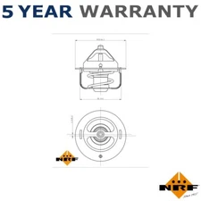 NRF Thermostat Coolant Fits A3 Golf Passat Octavia Leon 2.0 06F121111