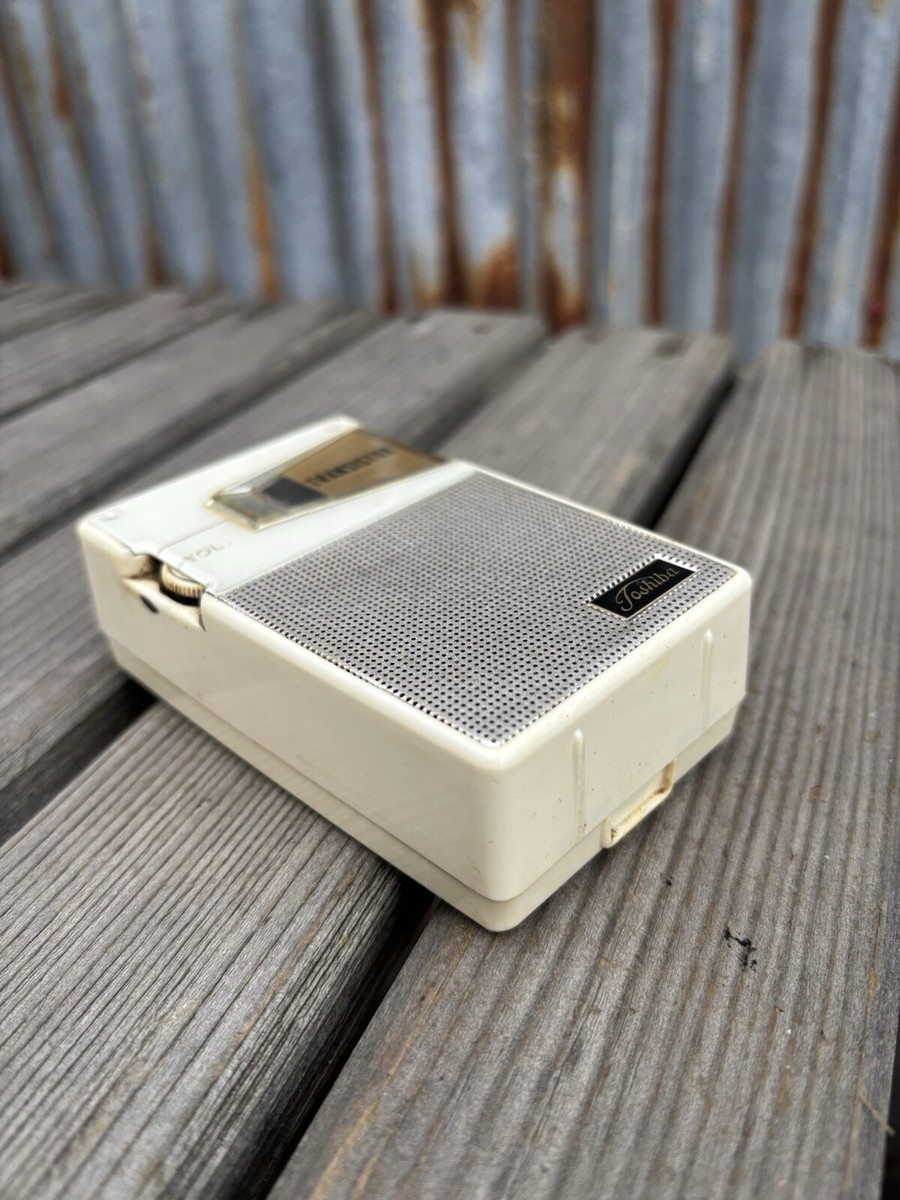 TOSHIBA 6TP-309A Transistor Radio - JAPAN IVORY - WORKS | eBay