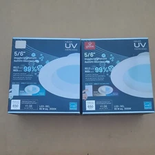 2PACK 5/6” 3000k Disinfecting Dimmable Integrated LED Retrofit Dual Mode Near-UV