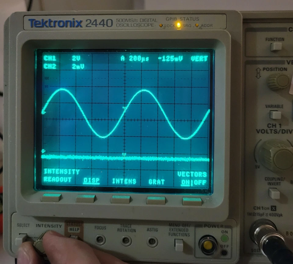 TEKTRONIX 2440 DIGITAL OSCILLOSCOPE 500MS/s 300MHz BW 2ns TESTED! - Image 2 of 4